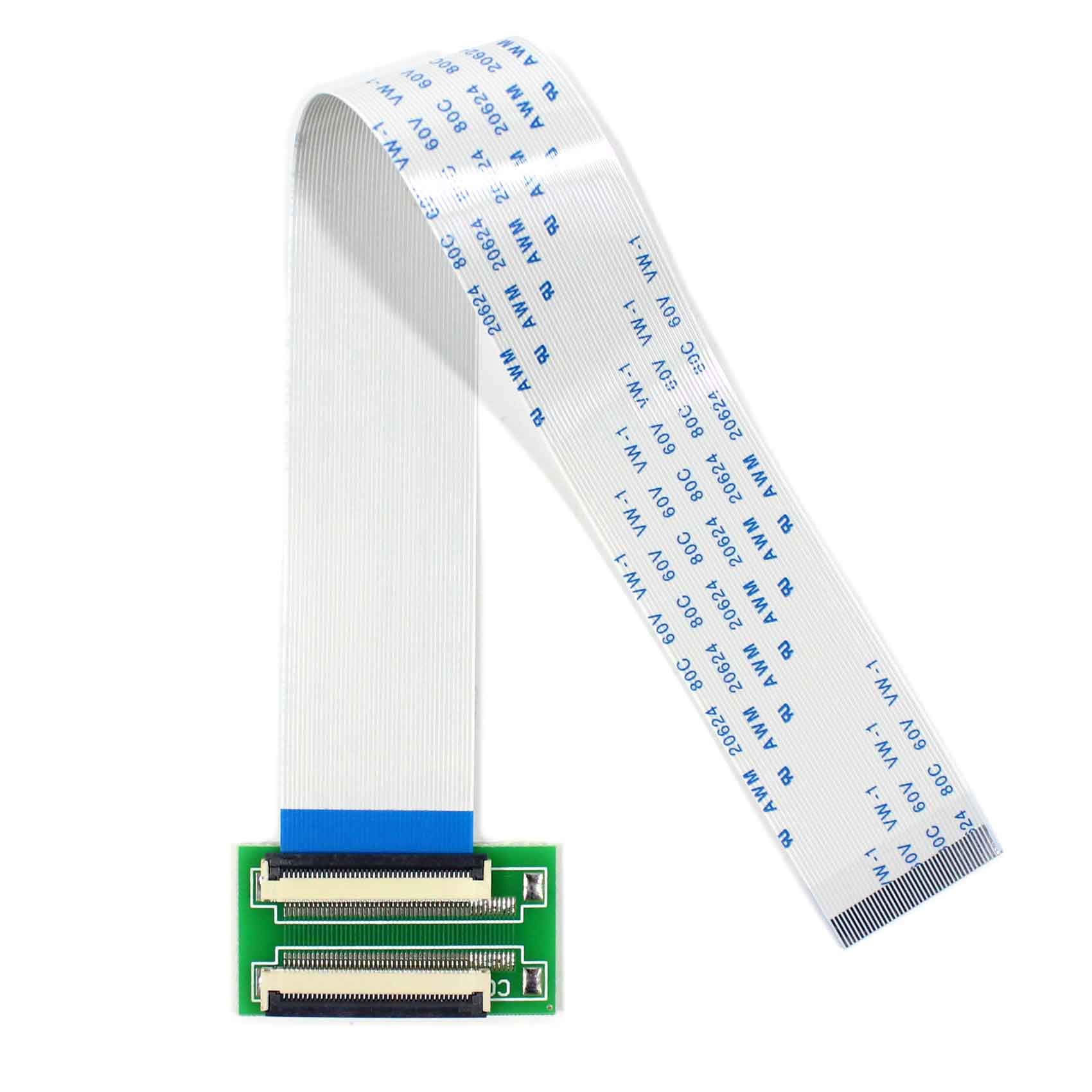 VSDISPLAY 40Pin to 40Pin ZIF 0.5mm connector adapter with extension flat cable FFC extend