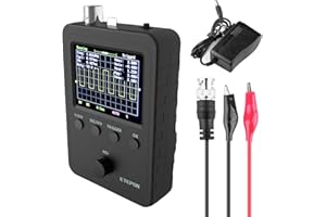 ETEPON Digital Oscilloscope Kit with BNC-Clip Cable Probe with Power Supply, (Assembled Finished Machine) EM001