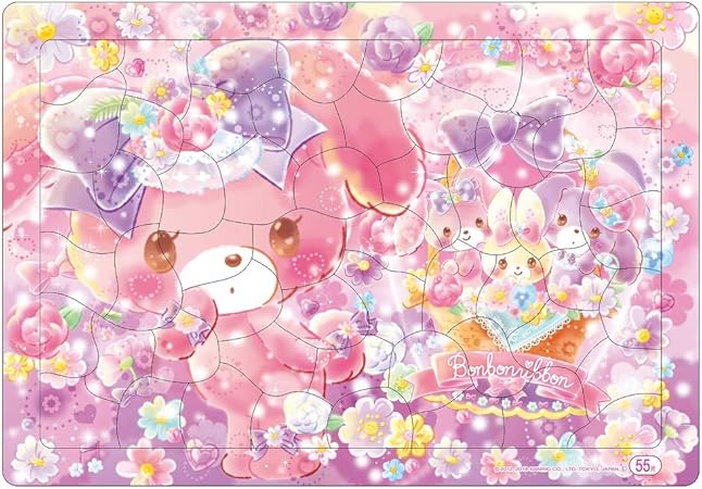 Amazon ショウワノート パズル ぼんぼんりぼん 55ピース B4サイズ 文房具 オフィス用品 文房具 オフィス用品