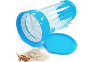 Flour Sifter,Sifter for Baking,Powdered Sugar Shaker Duster,Flour Duster for Bread Baking Flour Sieve for Baking Cakes Kitche