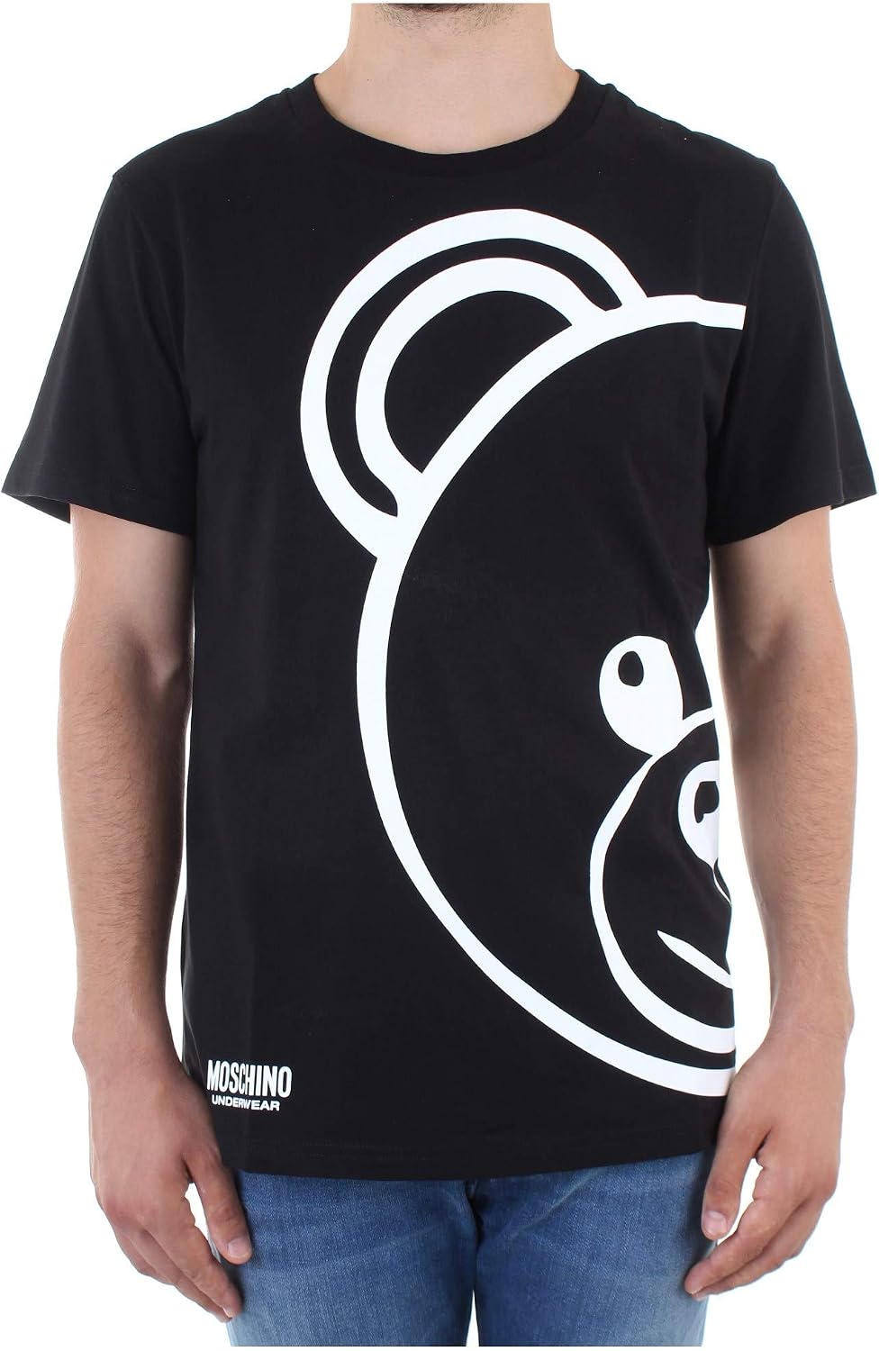 Moschino T-shirt neonato manica lunga panna main image 1