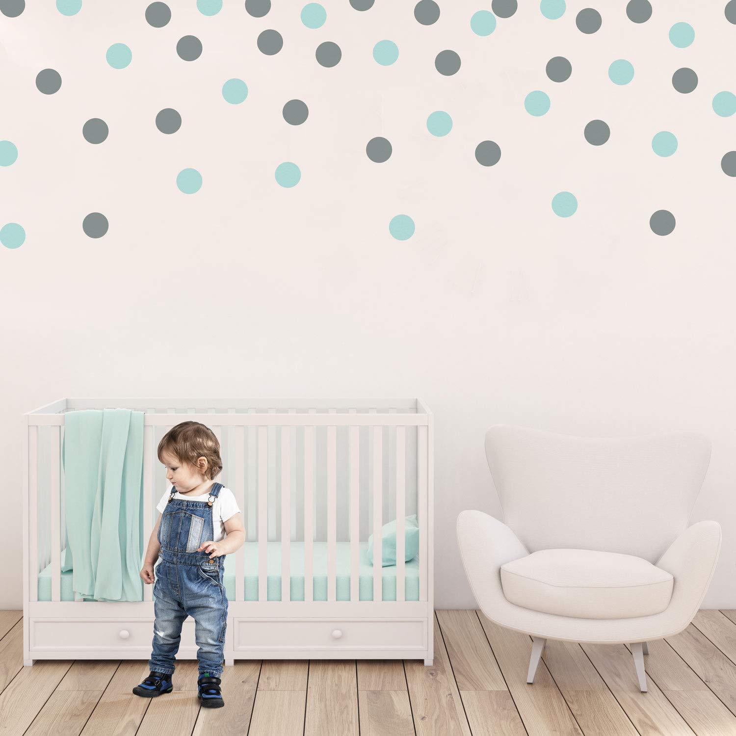 Dot Wall Stickers | Lots of Colours Options Available | Perfect for a Baby's Nursery or Child's Bedroom