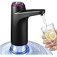 BIMVER Water Dispenser for 5 Gallon Bottle, 600ml Quantitative Water Pump,2 Colors Power Light,Portable USB Charging Electric