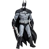 Bandai DC Gaming Batman Gold Label McFarlane 17 cm Arkham City TM15491 | DC Multiverse Gaming 7 Inch Action Figure BAF Solomun Grundy Exclusive - Batman B&amp;W Gold Label