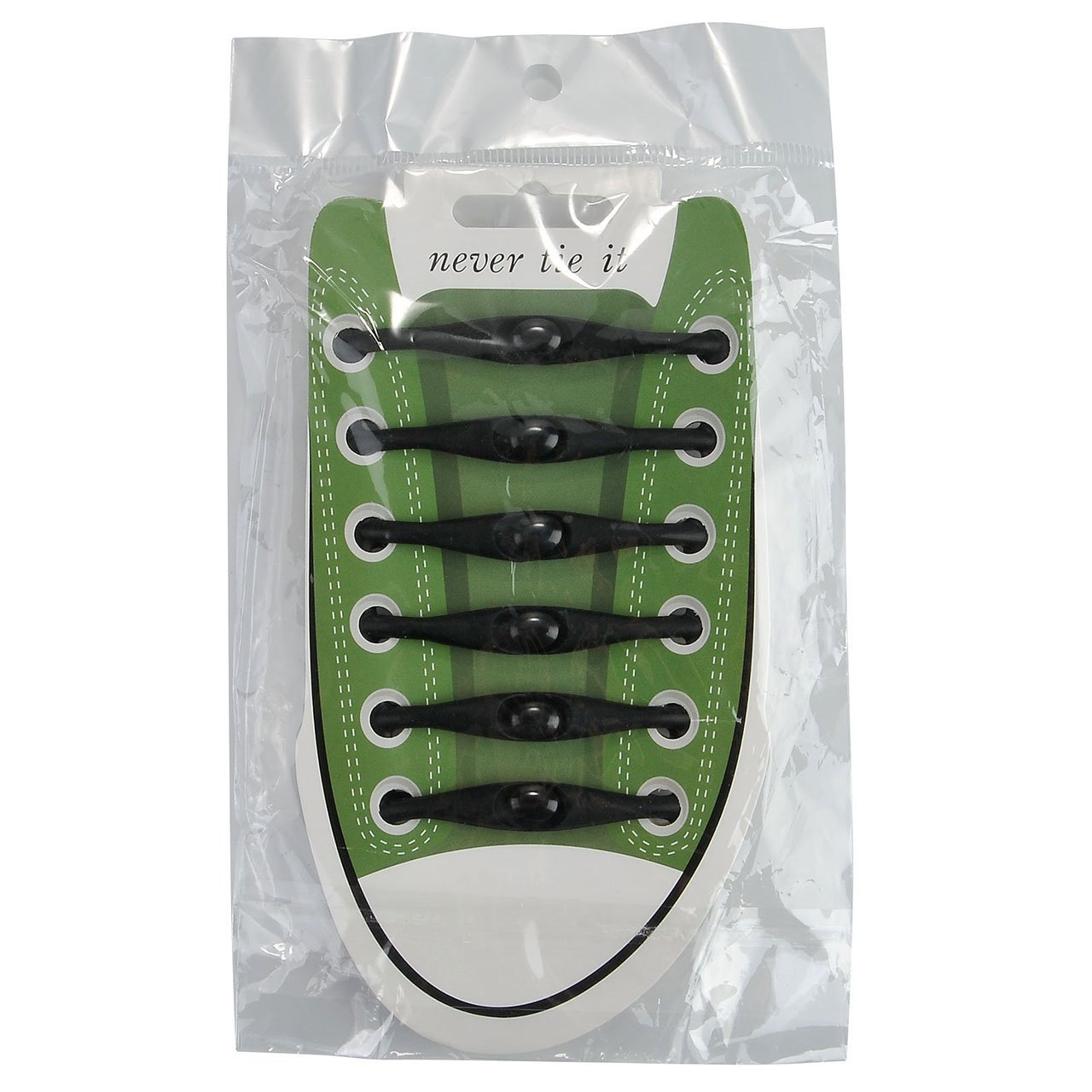 Faleto No Tie Flat Shoelaces, Men & Women Waterproof & Stretchy Silicone Tieless Shoe Laces For Athletic Dress Shoes, Hiking Boots Loose Shoelace Accidents Solid Black