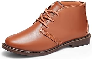 HARVEST LAND Kids Oxfords Shoes Boys Comfortable Dress Shoes Classic Uniform School Booties (Toddlers/Little Kids/Big Kids)