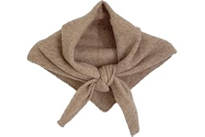 Wendyfull Triangle Scarf for Women Knitted Wool Headscarf Cashmere Feel Y2K Downtown Girl Aesthetic Streetwear Accessories