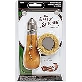 Speedy Stitcher 1125 SEW200-BRK Sewing Awl, One Size | Speedy Stitcher Hand Sewing Awl + Thread for Heavy Fabric Repairs