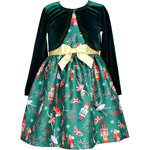 slim fit dress slacks Nutcracker Skirted Bodysuit for Babies & Toddlers main image 1