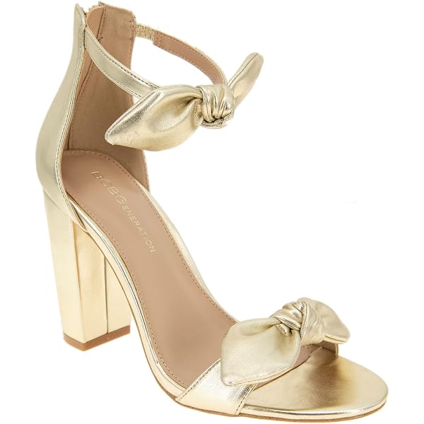 BCBGeneration Women's Glam Heeled Sandal - Braided Mule With 2.2" Block Heel & Memory Foam Cushioning 3 thumbnail image