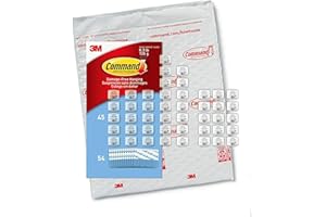 Command Indoor Mini Light Clips, Damage Free Hanging Christmas Light Clips, Mini Wall Clips for Hanging Indoor Christmas Deco