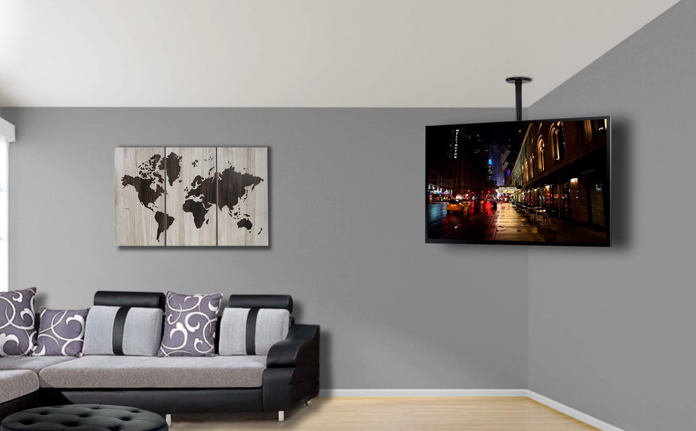 VIVO Steel VESA Mount Adapter Plate Brackets for LCD Screens Weighing 99 lbs, Conversion Kit for VESA up to 400x400mm, MOUNT-AD4X4