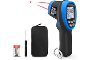 BTMETER BT-1500 Non-Contact Pyrometer 30:1 Industrial Laser Thermometer Gun, -58℉ to 2732℉ (-50℃ ~ 1500℃) High Temp Infrared Thermometer (NOT for Human)