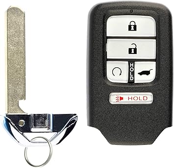Amazon Com Keylessoption Keyless Entry Remote Start Car Smart Key Fob For Honda Cr V Pilot Kr5v2x Automotive