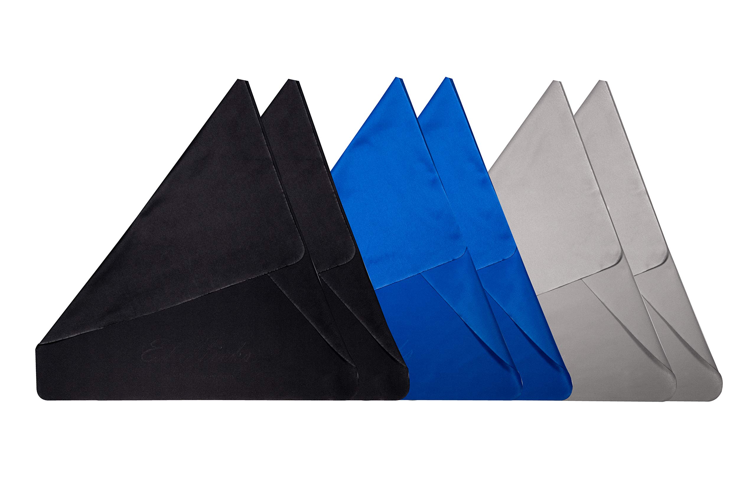 Ed Hicks 6 Extra Large Premium Microfibre TV Screen Cleaning Cloths— 30cm x 30cm— for Cleaner OLED TV Screens, Car Screens, Tablets, Laptops, Computers etc ⭆ Storage Pouch ⭆ Double Sided Cleaning