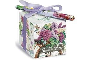 Lissom Design Paper Block Set, Scent of Lilacs 3 x 3-Inch Cube