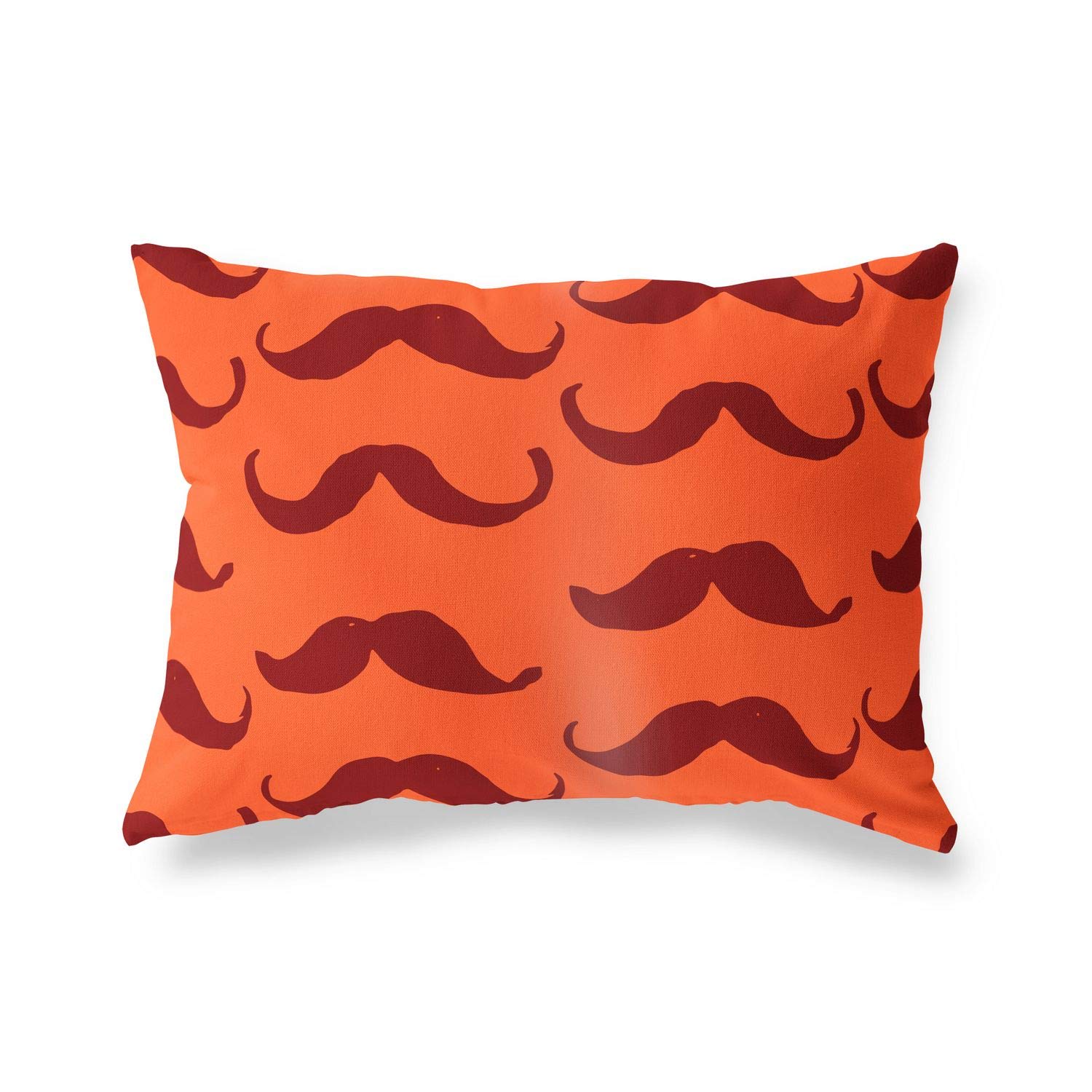 BonaMaison Decorative Cushion Cover, Orange Bordeux Throw Pillow Covers, Home Decorative Pillowcases for Livingroom, Sofa, Bedroom, Size: 45X60 Cm - Designed and Manufactured in Turkey