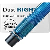 Rockler Dust Right 2.5" Expandable Shop Vac Hose Kit Extends to 12 Feet | Shop Vac Hose Kit &ndash; Flexible Dust Collection &ndash; Expandable Hose &ndash; Extends to 12 ft &ndash; 2.5" Diameter