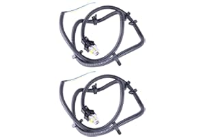 OCPTY 2Pcs of ABS Wheel Speed Sensor Wire Harness Pigtail Plug Replacement for Buick Century Lacrosse Regal Rendezvous for Cadillac CTS DeVille STS for Chevrolet Impala Monte Carlo Uplander
