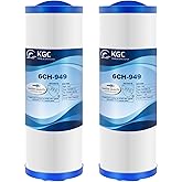 KGC 4CH-949 Spa Filter 2 Pack - Compatible with Pleatco PWW50L, Filbur FC-0172, SD-01143, 817-4050, Waterway Teleweir 50, Rising Dragon 50. Hot Tubs Filter Cartridge