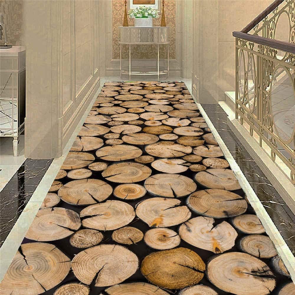 KFEKDT Living Room Carpet Flannel Soft Bedside Floor Mat Bathroom Mat Corridor Carpet Area Rug Long Kitchen Anti-Skid Rugs A2 80x180cm