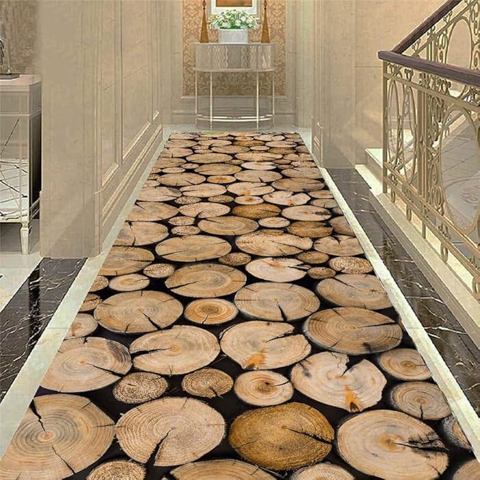 KFEKDT Living Room Carpet Flannel Soft Bedside Floor Mat Bathroom Mat Corridor Carpet Area Rug Long Kitchen Anti-Skid Rugs A2 80x180cm