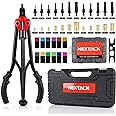 NEXTACK Rivet Nut Tool, 16" Heavy Duty Rivnut Tool Kit with 12 Interchangeable Mandrels & 105pc Nursert Kit, Professional Threaded Riveter Tool Setter in Organized Rugged Carrying Case NT800