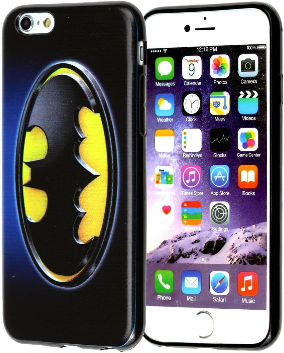 CASEMPIRE iPhone SE Bat Man Logo TPU Case Shock Proof Never Fade Slim Fit Cover for iPhone SE, iPhone 5S, iPhone 5G