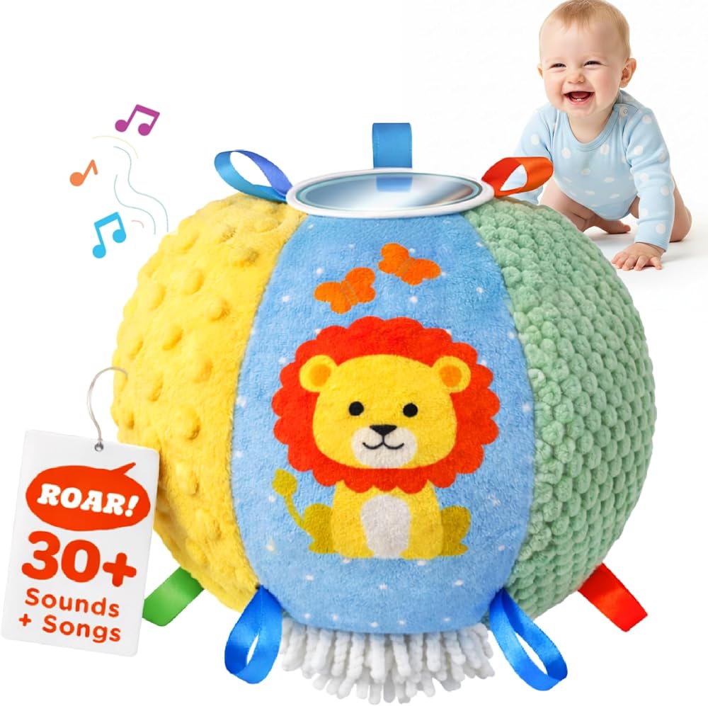 Move2Play Hilariously Interactive Toy with Music & Sensors - Baby Ball