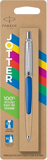 Parker Jotter Originals Ballpoint Pen Classic Blue Finish Medium Point Blue Ink view 2