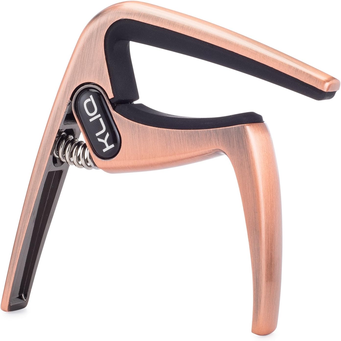 KLIQ Guitar Capo for Acoustic and Electric 6-String Guitars, Brushed Bronze