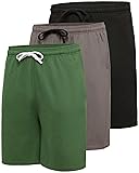 Real Essentials 3 Pack: Shorts Mens Gym Casual