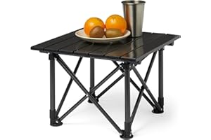 �鶹�� Basics Camping Table, Small, Folding, Camping Essentials, Black