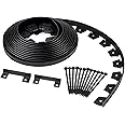 EasyFlex 3000-40C-4 No-Dig Landscape Edging Kit, 40 Foot, Black