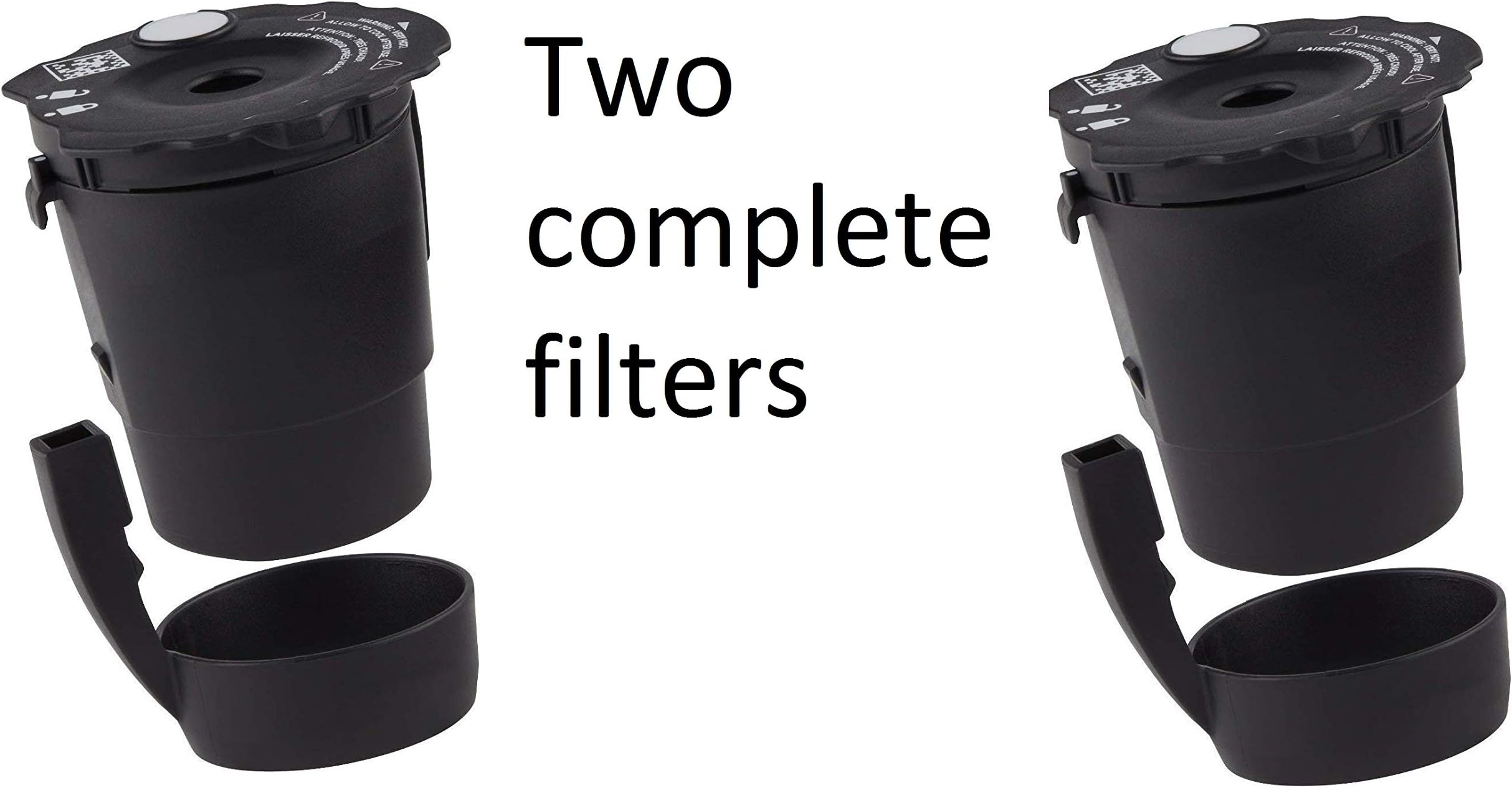 Universal Replacement for Keurig My K-Cup Universal Reusable K-Cup Pod Coffee Filter For All Keurig Home Brewers Plus Classic Mini Series K-Mini K-Elite K-Classic PACK OF 2 Units