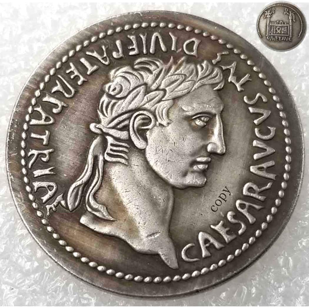 LKTingBax Ancient Hand Carved roman Coin - Best Old Coin- Philosopher King - Roman Empire Coins - Commemorative Coin-Funny Hobo Nickel Coin Making Life Easier