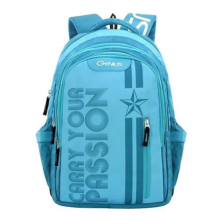 Genius 35 Ltrs Teal Casual Backpack (Polestar)