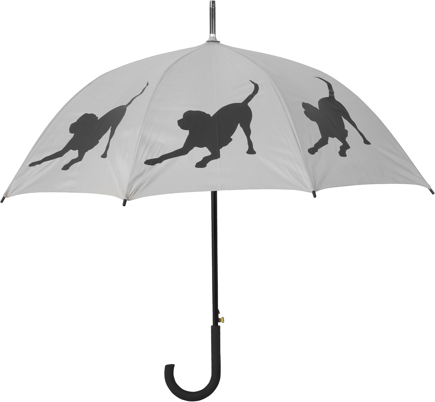San Francisco Umbrella Co, Silver/Black Labrador Retriever