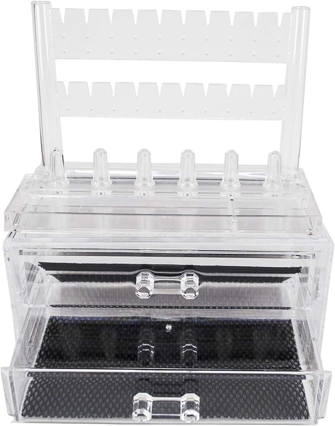 PremsonsPremsons® Acrylic Jewelry Organizer Storage Drawers for Lipstick, Brushes, Nail Polish, Compact and Cosmetic