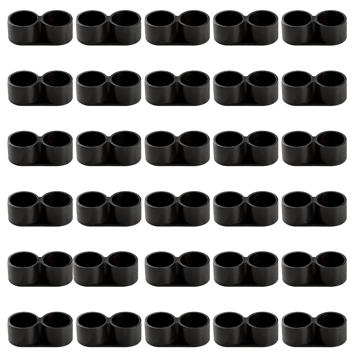 VooGenzek 30pcs 16mm Drip Irrigation End Closures, 1/2" Drip Tubing End Clamp, Easy Install, Durable Plastic, Garden Irrigation Kit — image 1