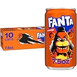 Fanta Orange Soda Can, 7.5 fl oz, 10 Pack
