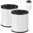 2 Pack A2 Replacement Filter Compatible with AMEIFU GDAP1W and VEWIOR A2 Air Purifier(ClearAir-A2), H13 True HEPA Air Cleaner Filter, 3-Stage Filtration for Wildfire Smoke Pollen Pets Odor