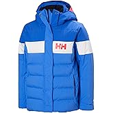 Helly-Hansen Jr Diamond Jacket - Waterproof, Insulated Junior Unisex Winter Coat, Breathable & Durable Youth Outerwear, 554 Ultra Blue - 16