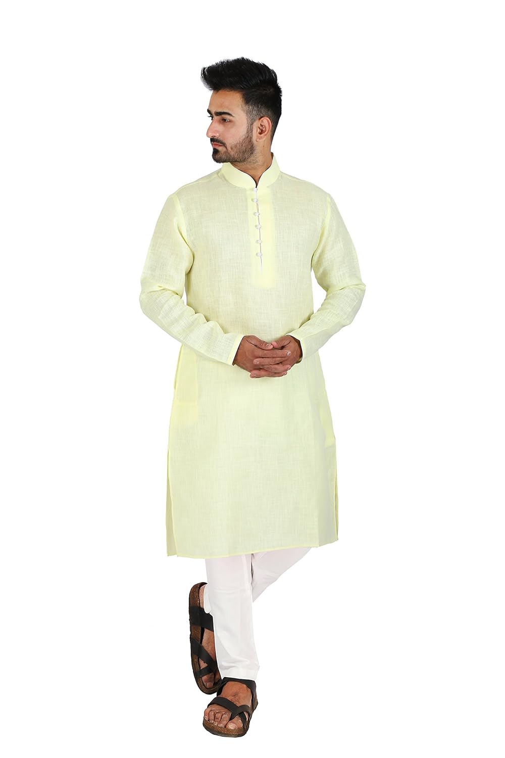 thaath men's classic ethnic kurta & churidar set&hellip;
