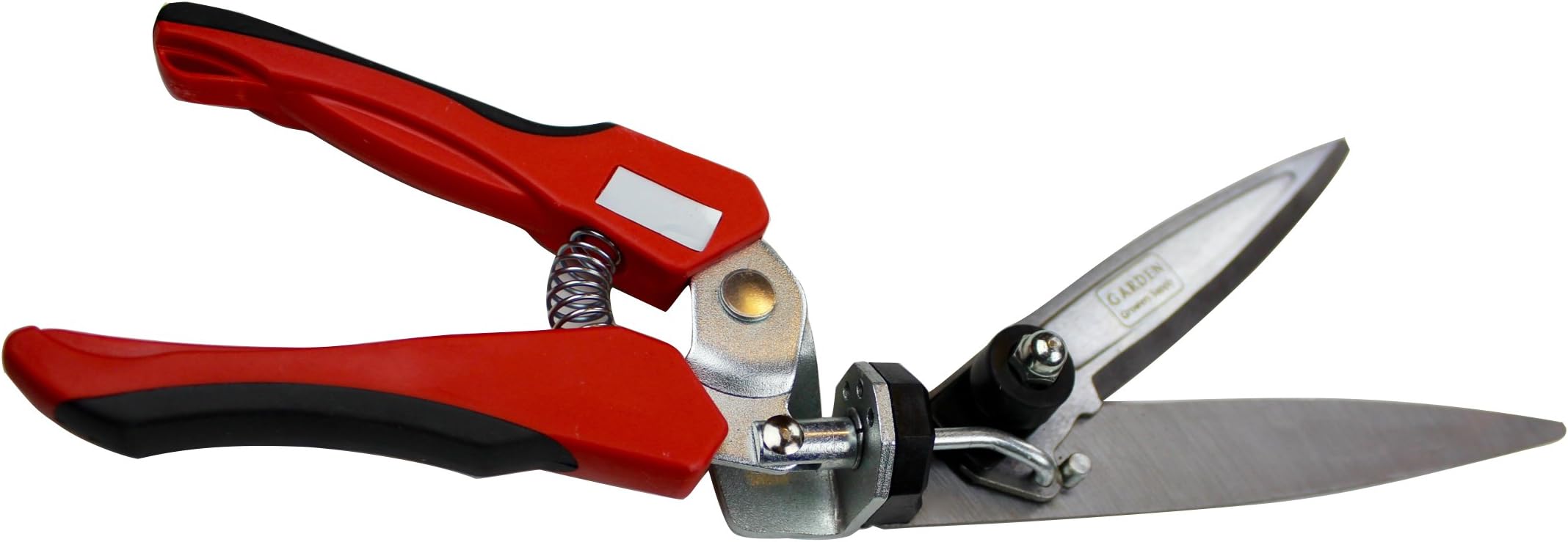 Garden Growers Supply Grass Hedge Shear Scissors Trimmers- Steel, Premium Swivel Smooth Cutting Action, Rotating Head Reaches Multiple Angles. Versatile Trimmer