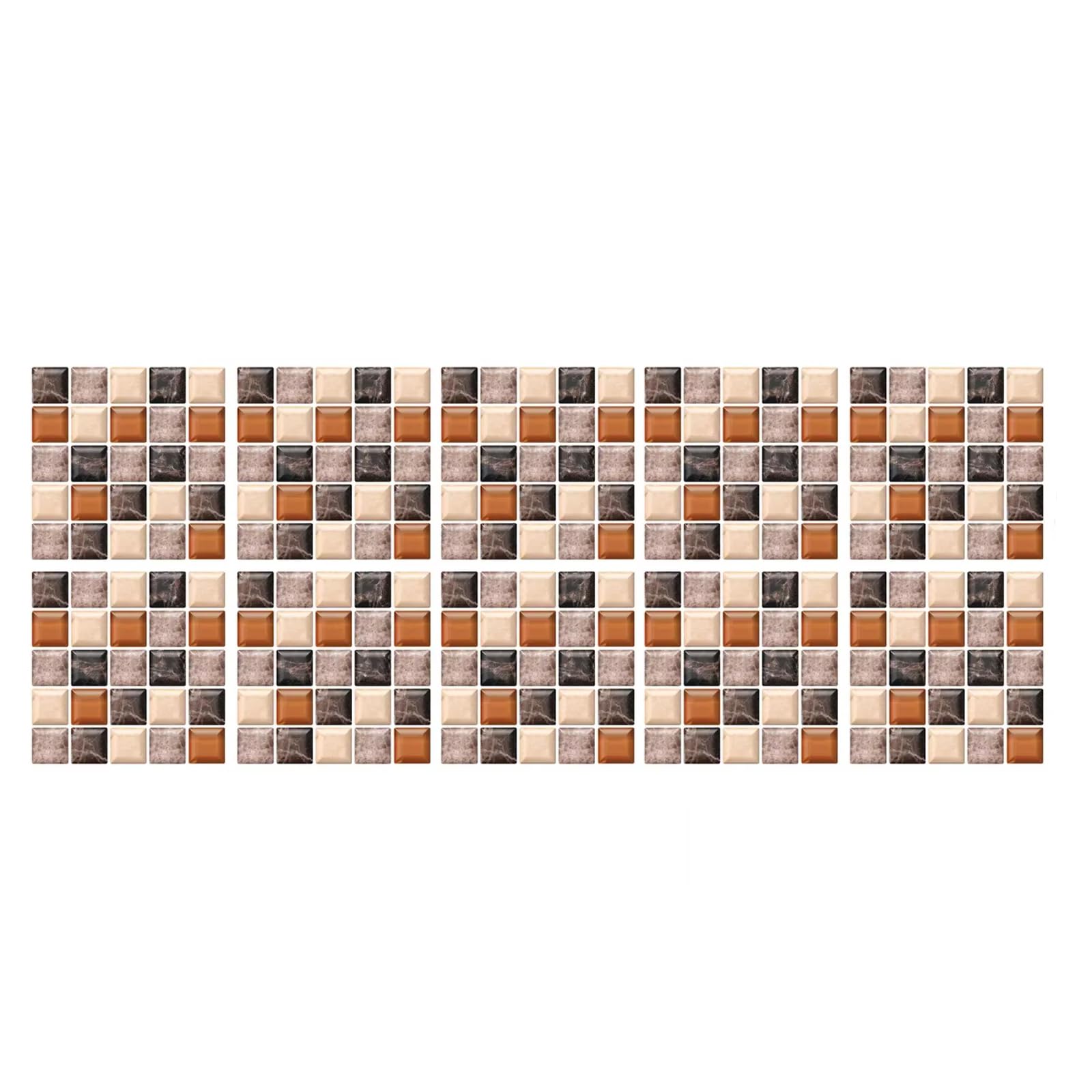 10 Pcs Tile Stickers in 10x10cm Size,Stick on Tiles,Tile Stickers for Bathroom, Victorian Mosaic Style Peel and Stick Wall Transfers for Kitchen and Bathroom Decor, Quick Home Makeover