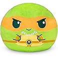 TeeTurtle Teenage Mutant Ninja Turtles 6" Reversible Plushie - Michelangelo - Cute Kawaii Soft Stuffed Animal