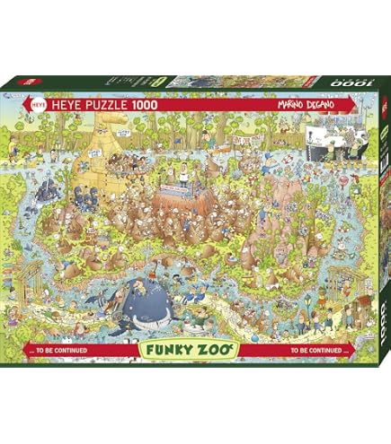 Heye Puzzle 1000 Pezzi: Habitat Giurassico, Multicolore, Divertimento Per Adulti - 3