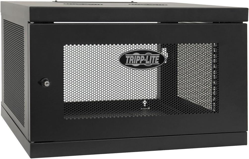 Tripp Lite 6U Wall Mount Rack Enclosure Server Cabinet, Knock Down, 16.5" Deep, Switch Depth (SRW6UKD)