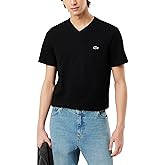 Lacoste Mens V Neck Cotton T-Shirt